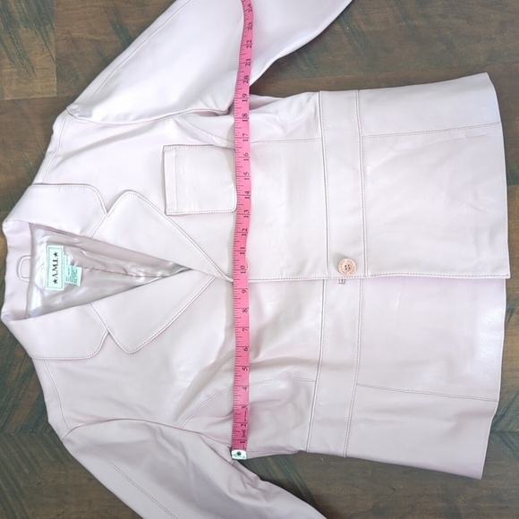 AMI Heather Leather Jacket, US L - Picture 4 of 6